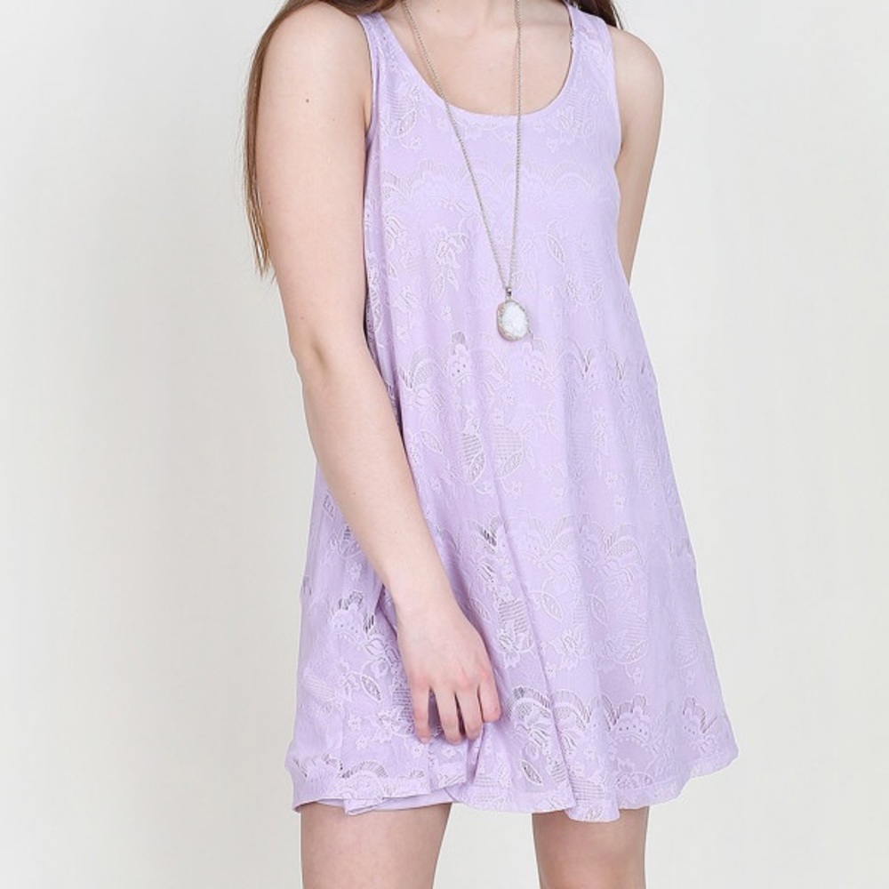 NWT Altar’d State Lavender Frost Swing Dress Small